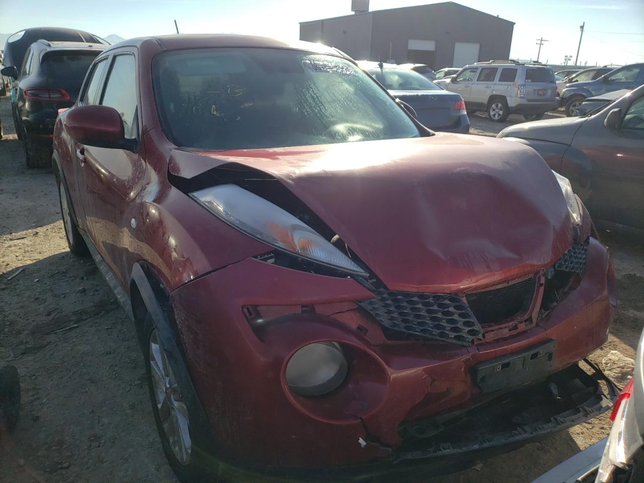 NISSAN JUKE S 2012 with VIN JN8AF5MV7CT110038 - Photo from auction