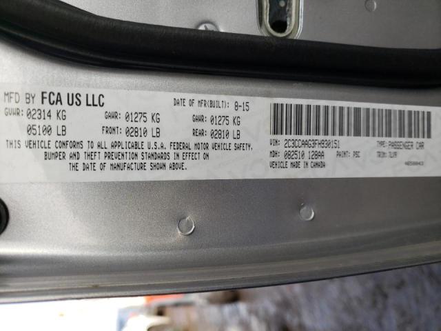 Photo 10 from auction – 2015 CHRYSLER 300 LIMITE with VIN 2C3CCAAG3FH930151