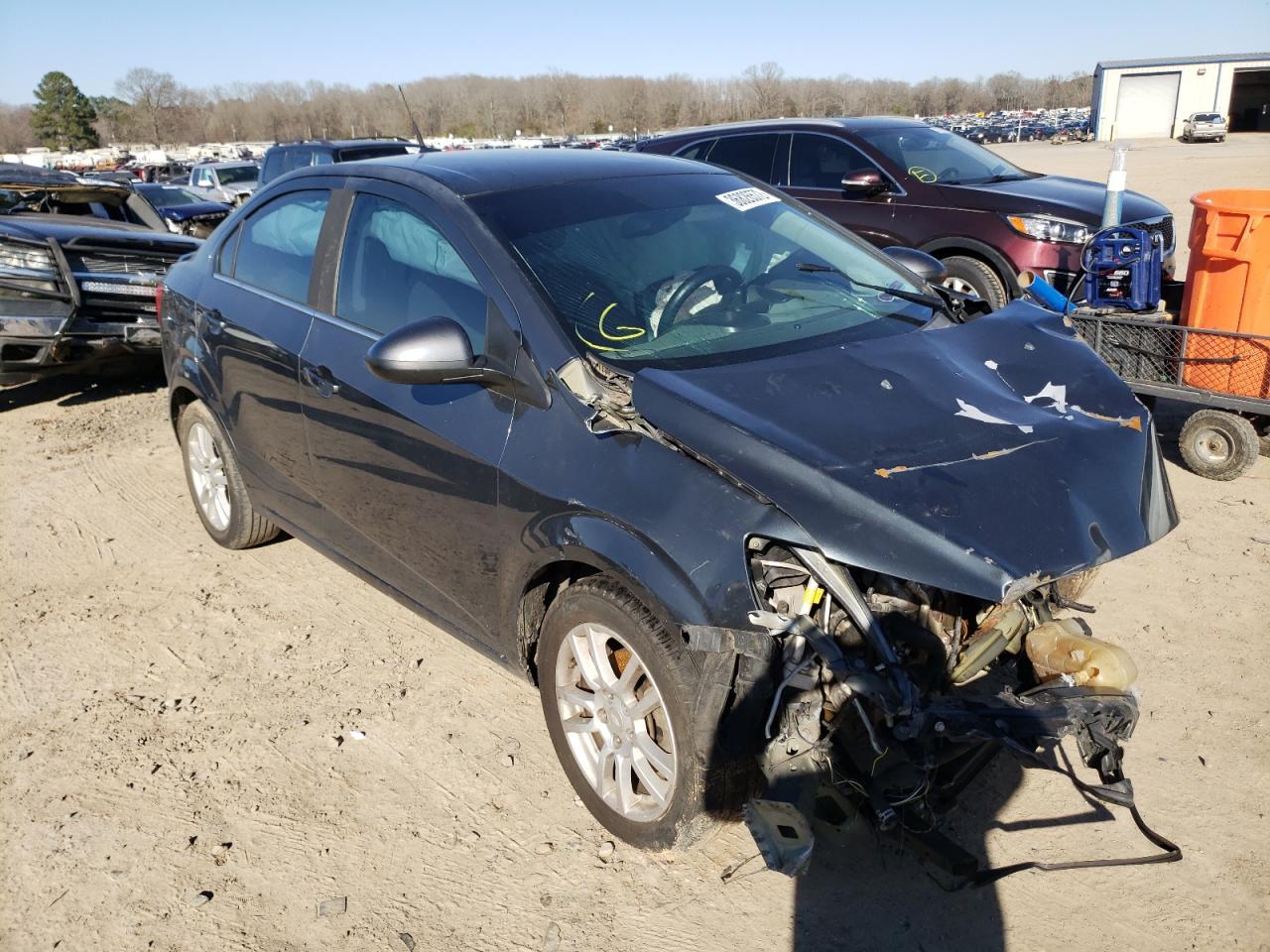 CHEVROLET SONIC LT 2013 with VIN 1G1JC5SH9D4175365 - Photo from auction