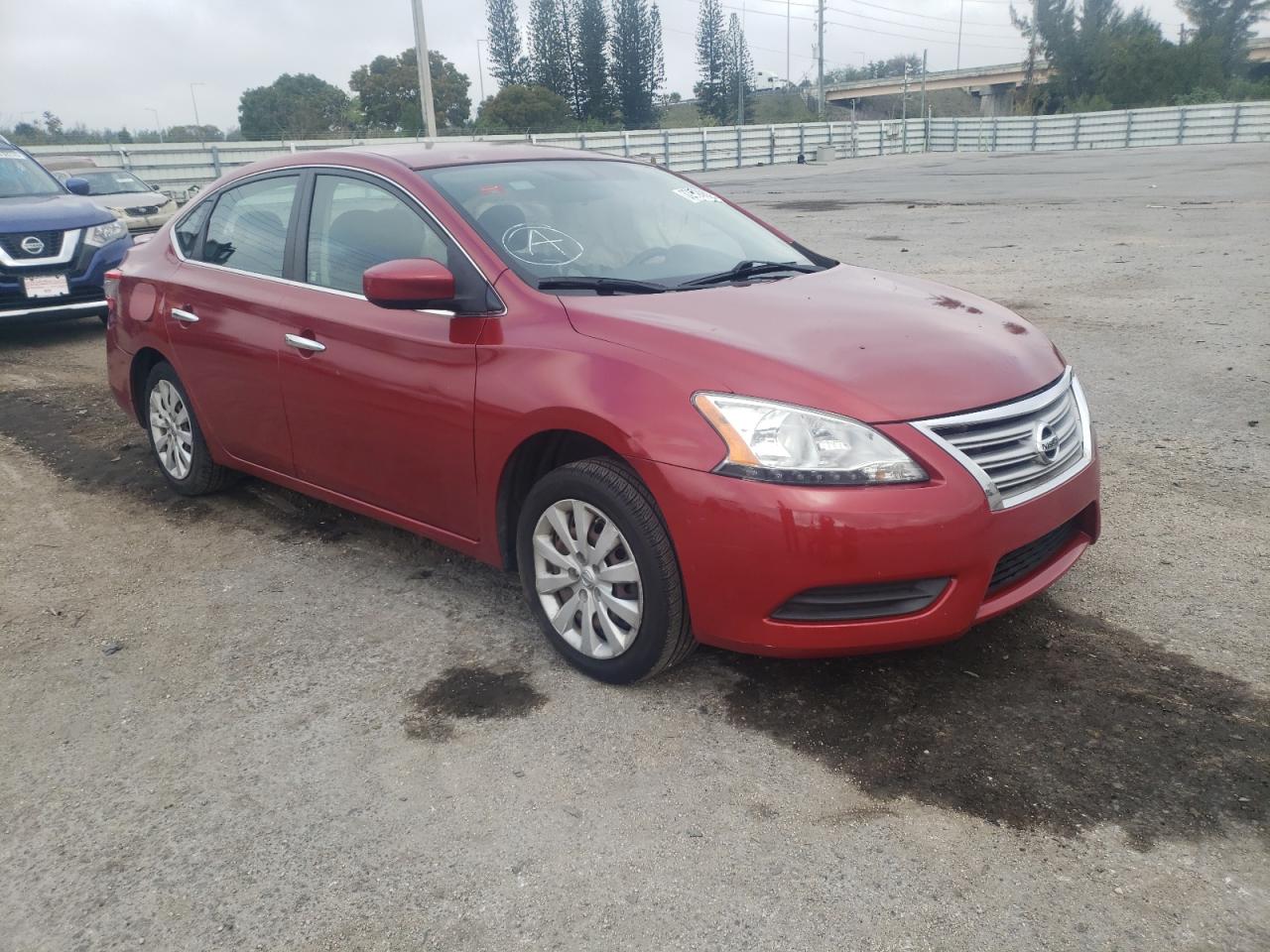 NISSAN SENTRA S 2014 with VIN 3N1AB7AP0EY239387 - Photo from auction