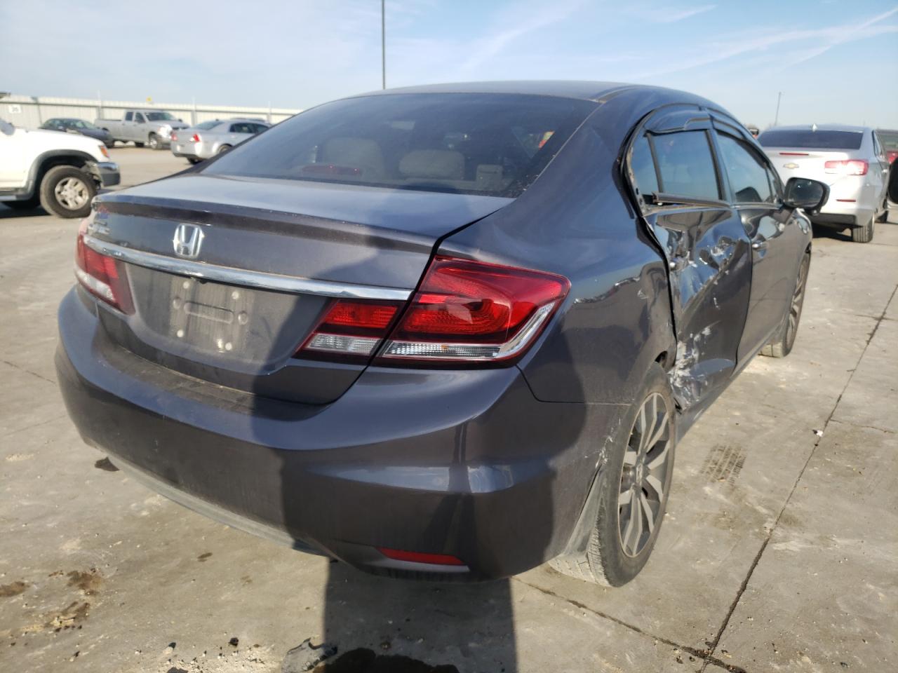 Photo 4 from auction – 2015 HONDA CIVIC EXL with VIN 19XFB2F93FE077337