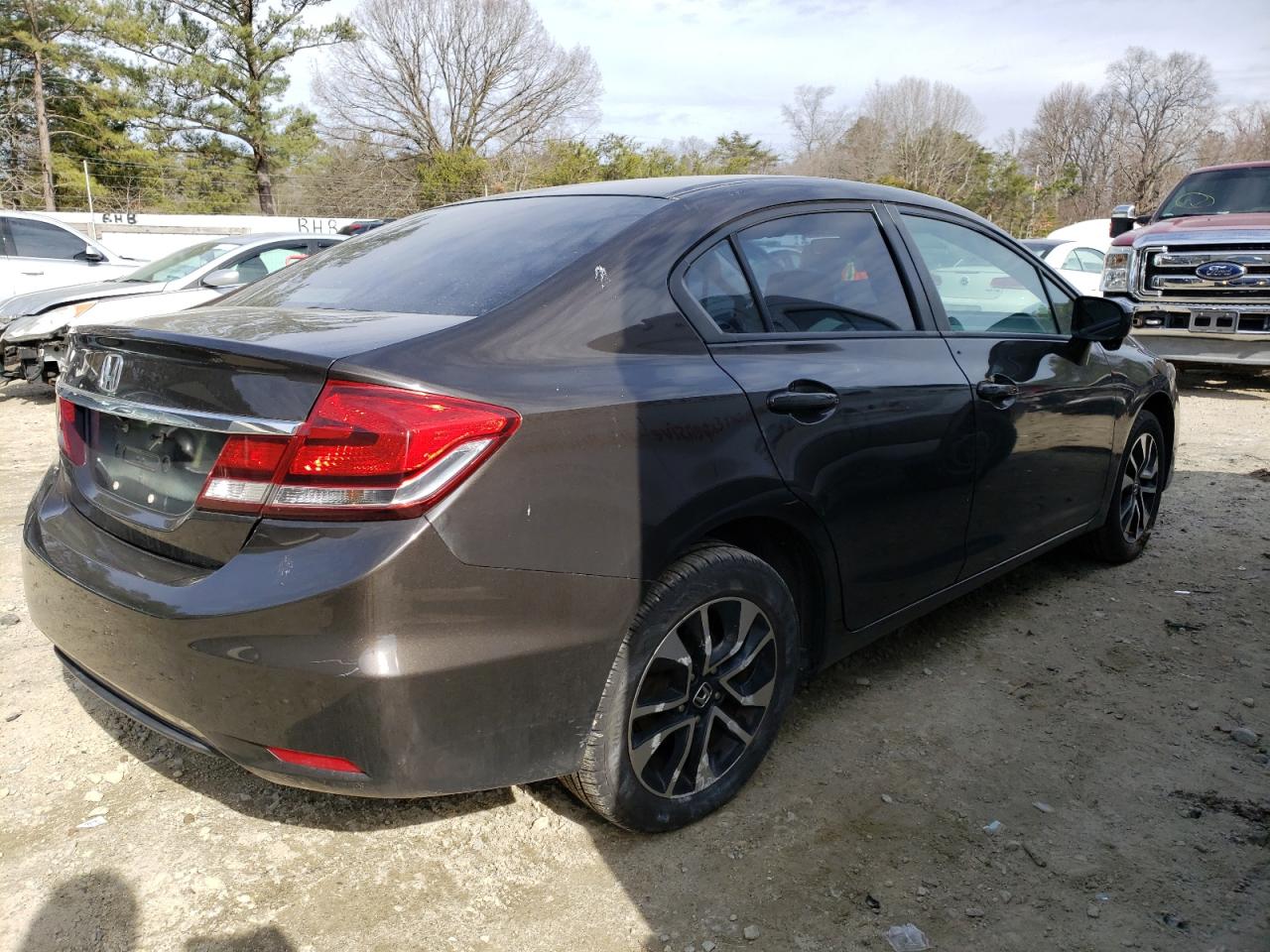 Photo 4 from auction – 2014 HONDA CIVIC EX with VIN 2HGFB2F8XEH513774