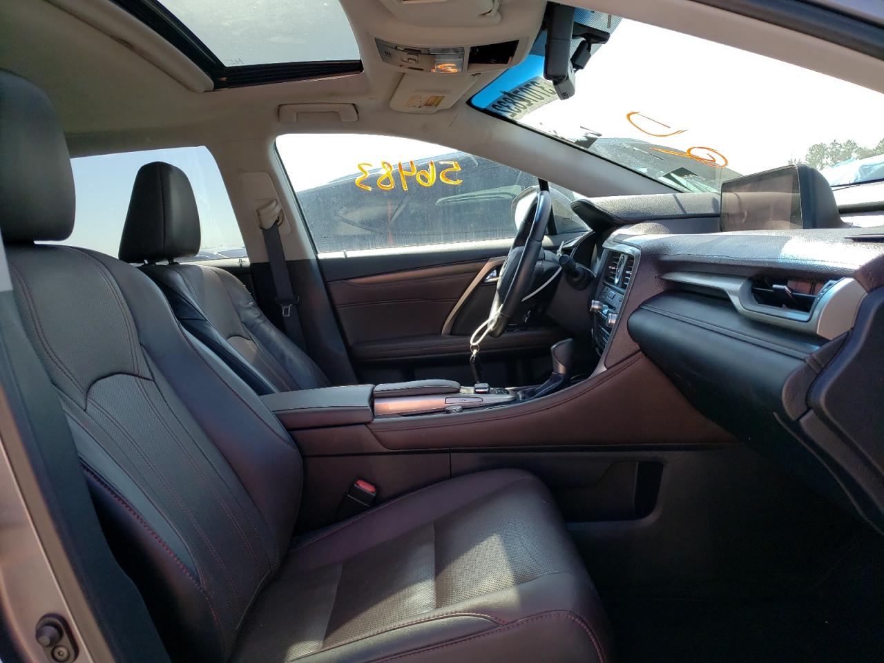Photo 5 from auction – 2016 LEXUS RX 350 with VIN 2T2ZZMCA5GC013699
