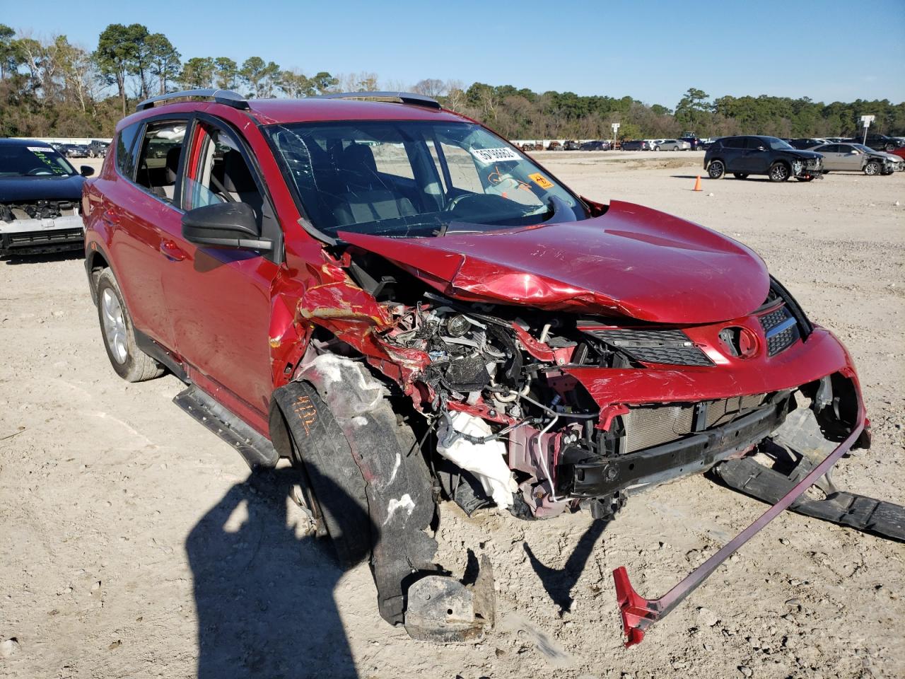 TOYOTA RAV4 LE 2014 with VIN JTMBFREV5ED093064 - Photo from auction