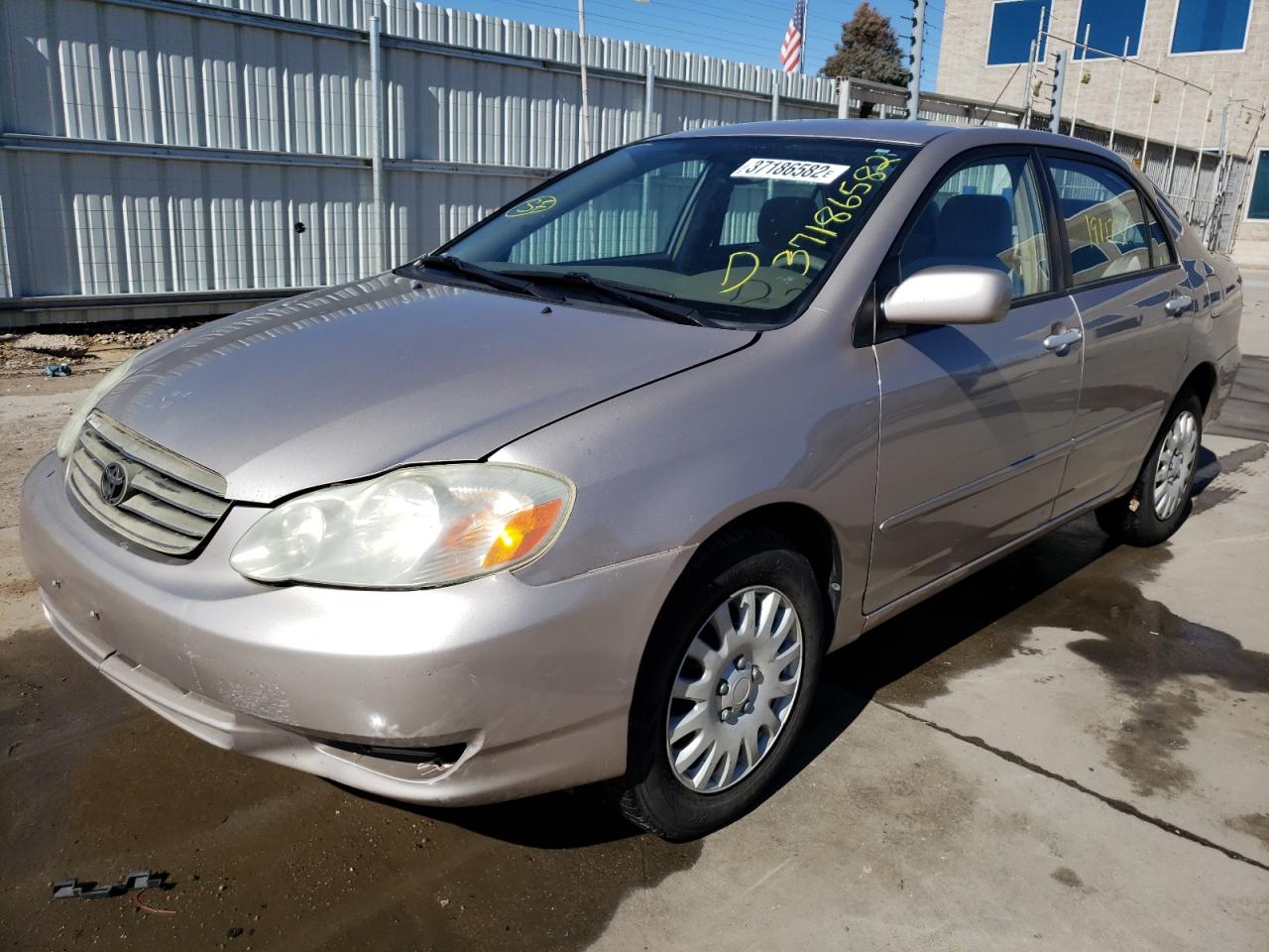 Photo 2 from auction – 2003 TOYOTA COROLLA CE with VIN 1NXBR32E33Z140321