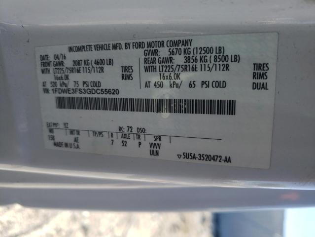 Photo 10 from auction – 2016 FORD ECONOLINE with VIN 1FDWE3FS3GDC55620