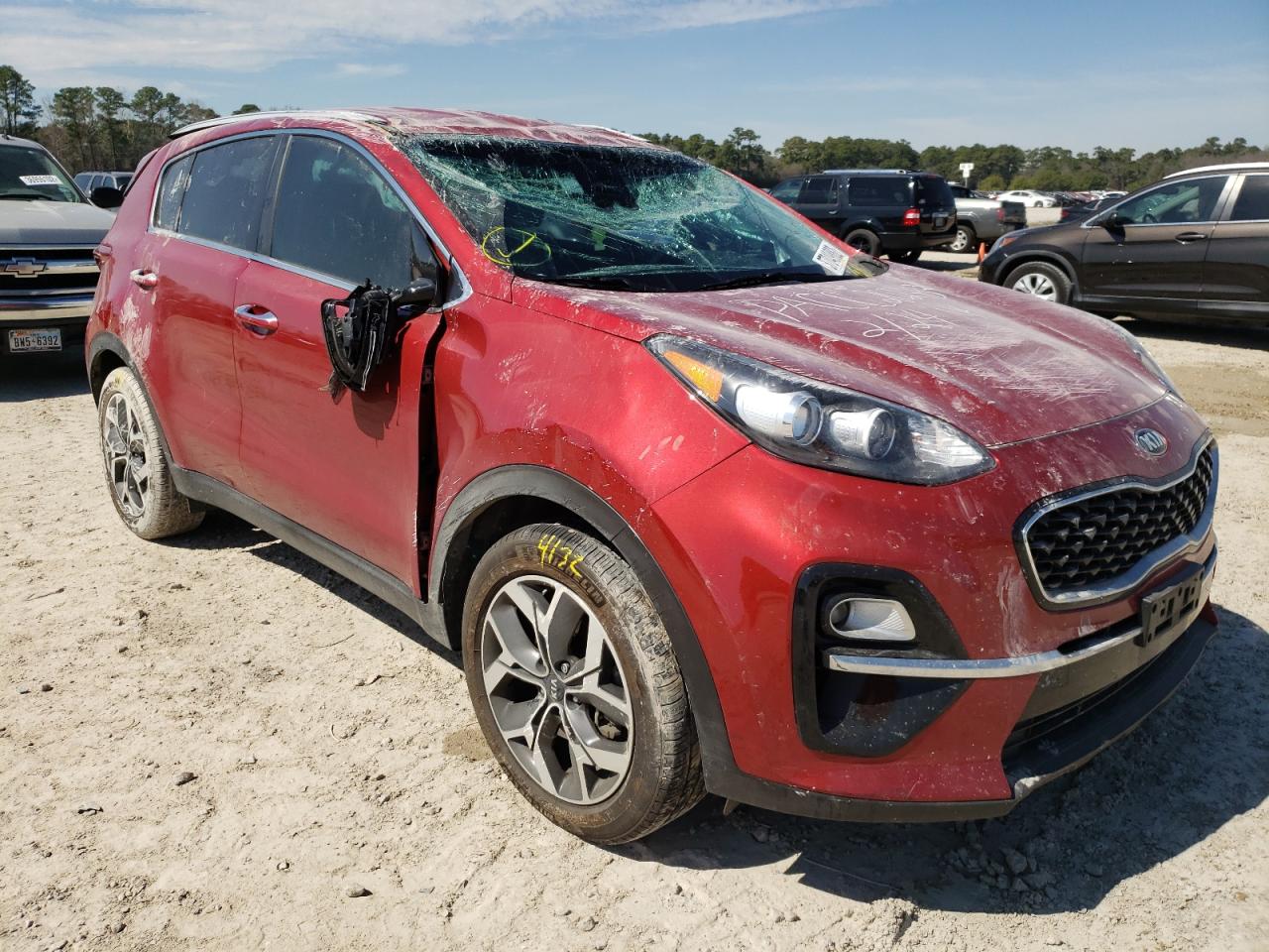 Photo 1 from auction – 2021 KIA SPORTAGE E with VIN KNDPN3AC0M7853229