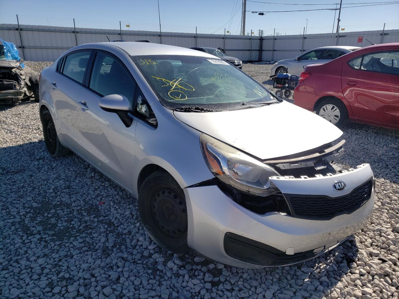 KIA RIO LX 2015 with VIN KNADM4A37F6469269 - Photo from auction