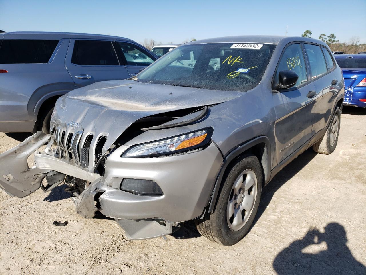 Photo 2 from auction – 2014 JEEP CHEROKEE S with VIN 1C4PJLAB9EW249088