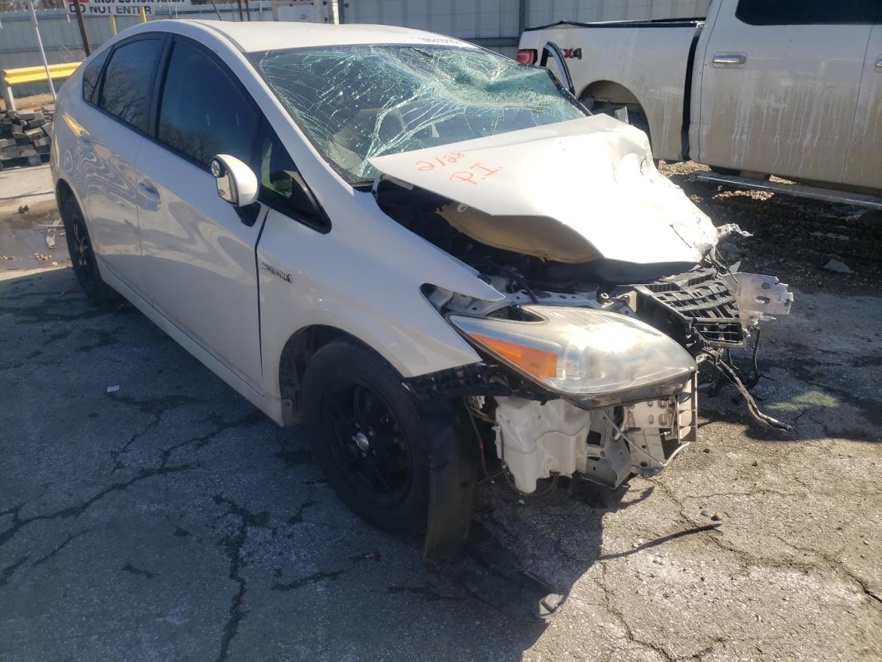TOYOTA PRIUS 2012 with VIN JTDKN3DUXC5479656 - Photo from auction