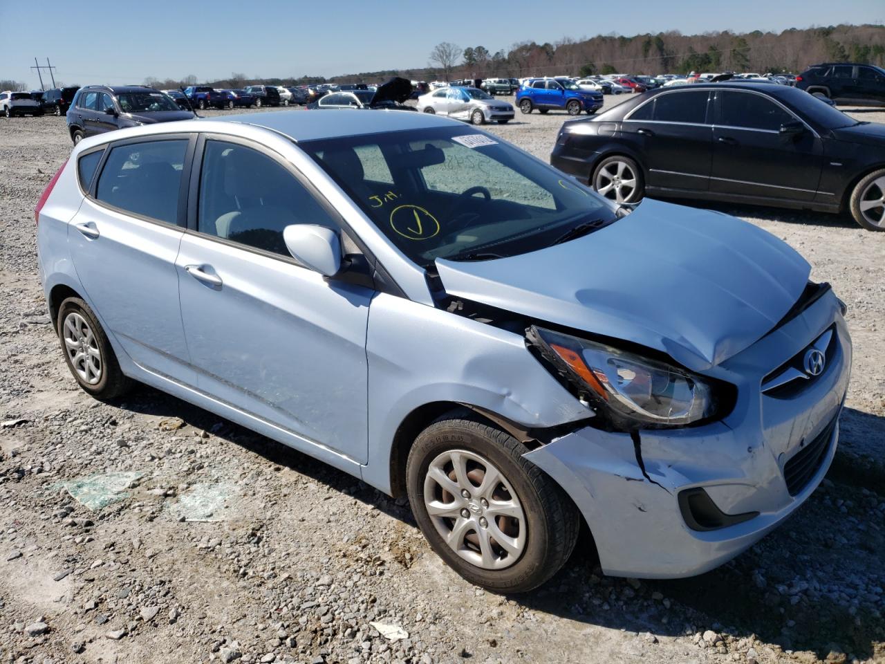 HYUNDAI ACCENT GLS 2013 with VIN KMHCT5AE2DU110537 - Photo from auction