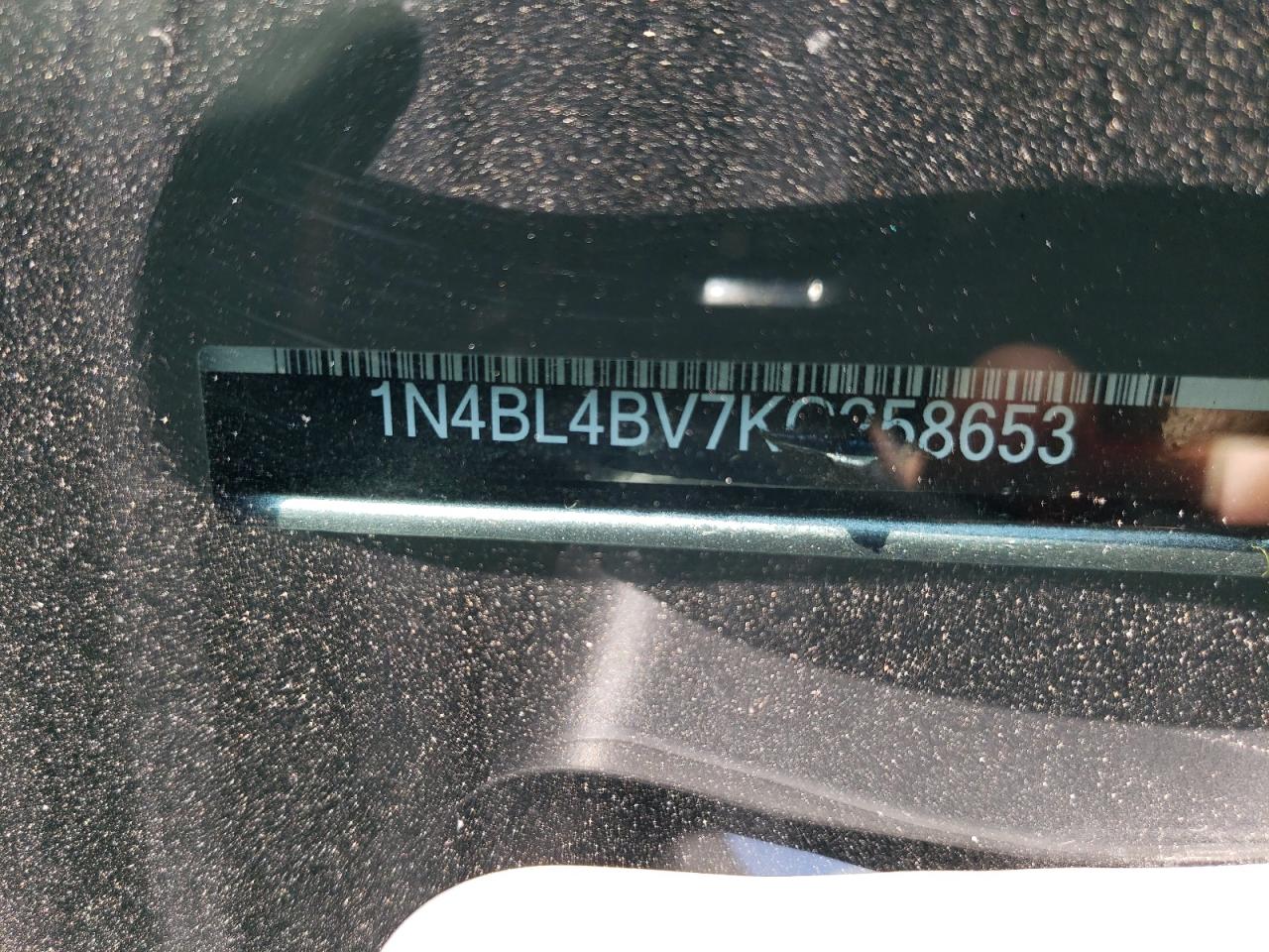 Photo 10 from auction – 2019 NISSAN ALTIMA S with VIN 1N4BL4BV7KC258653