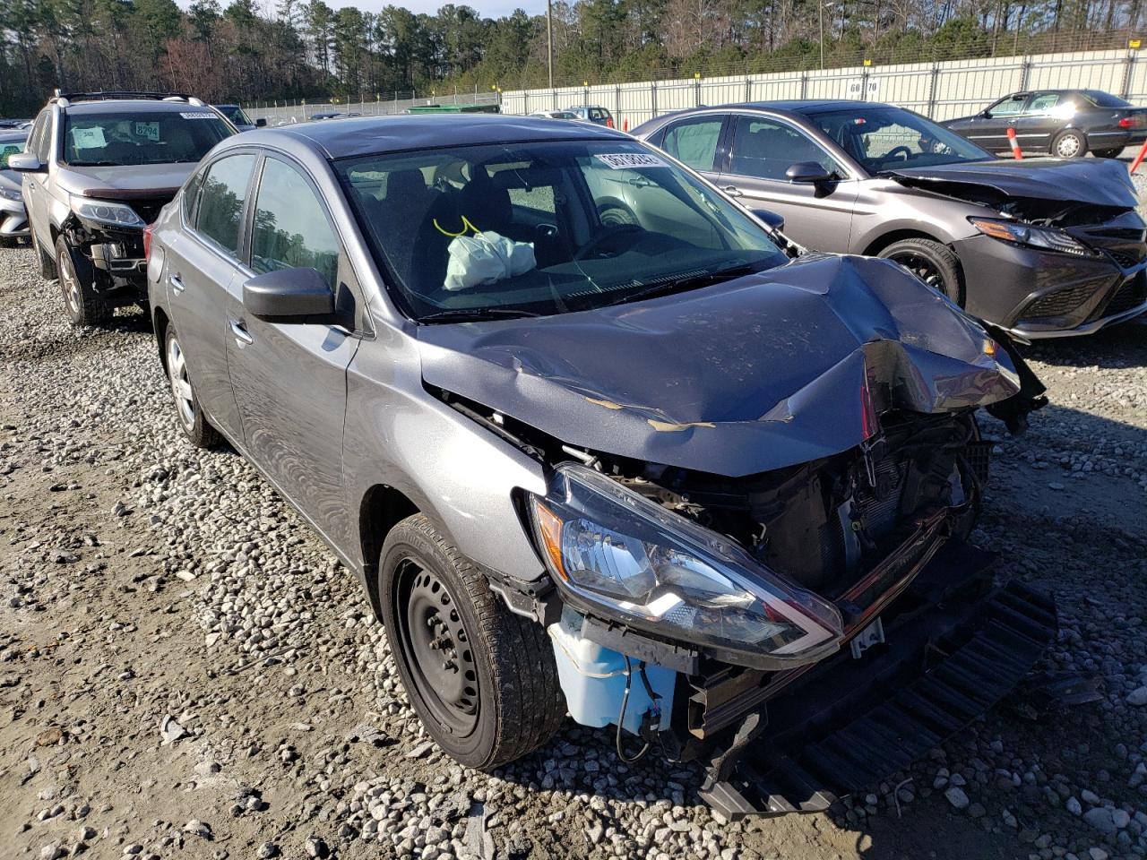 NISSAN SENTRA S 2017 with VIN 3N1AB7AP8HL720442 - Photo from auction