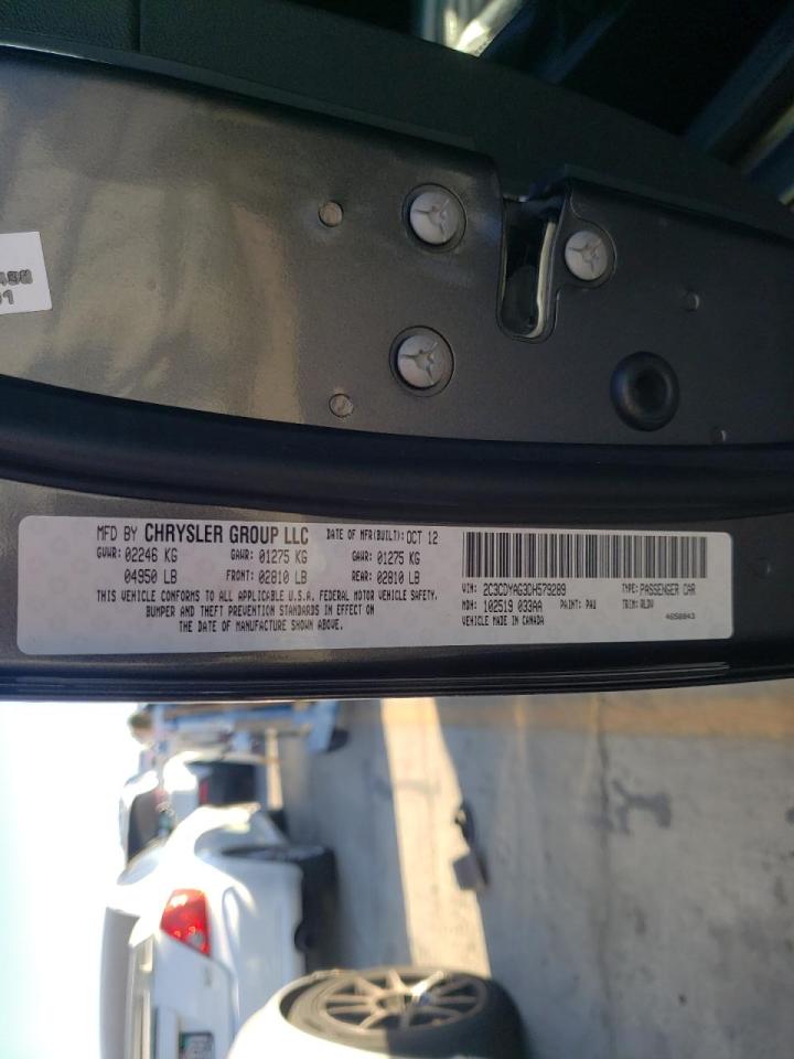 Photo 10 from auction – 2013 DODGE CHALLENGER with VIN 2C3CDYAG3DH579289