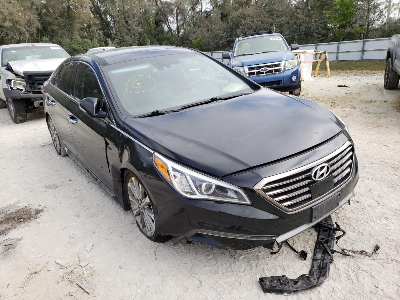 HYUNDAI SONATA SPO 2016 with VIN 5NPE34AF8GH334538 - Photo from auction