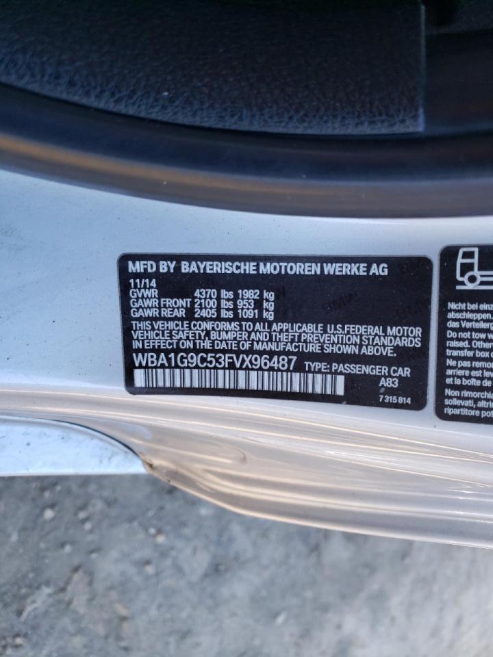 Photo 10 from auction – 2015 BMW 228 XI SUL with VIN WBA1G9C53FVX96487