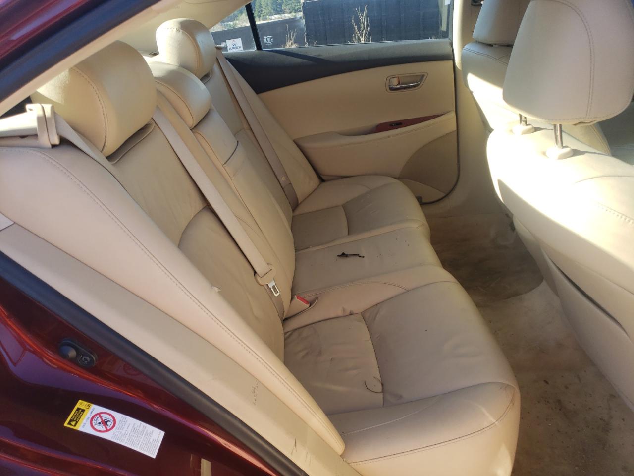 Photo 6 from auction – 2008 LEXUS ES 350 with VIN JTHBJ46G082172772