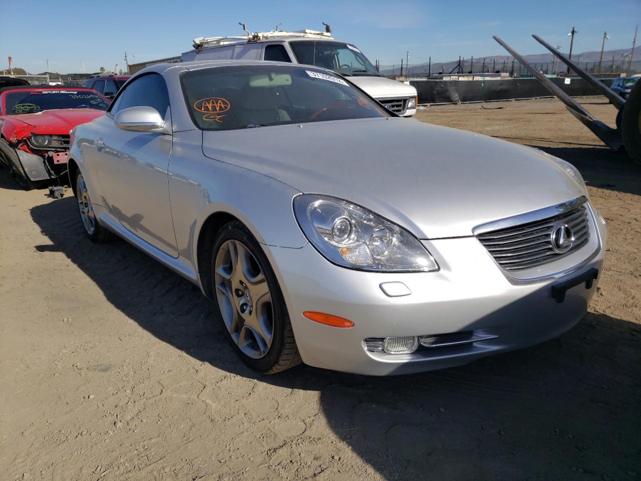 LEXUS SC 430 2007 with VIN JTHFN45Y679014328 - Photo from auction