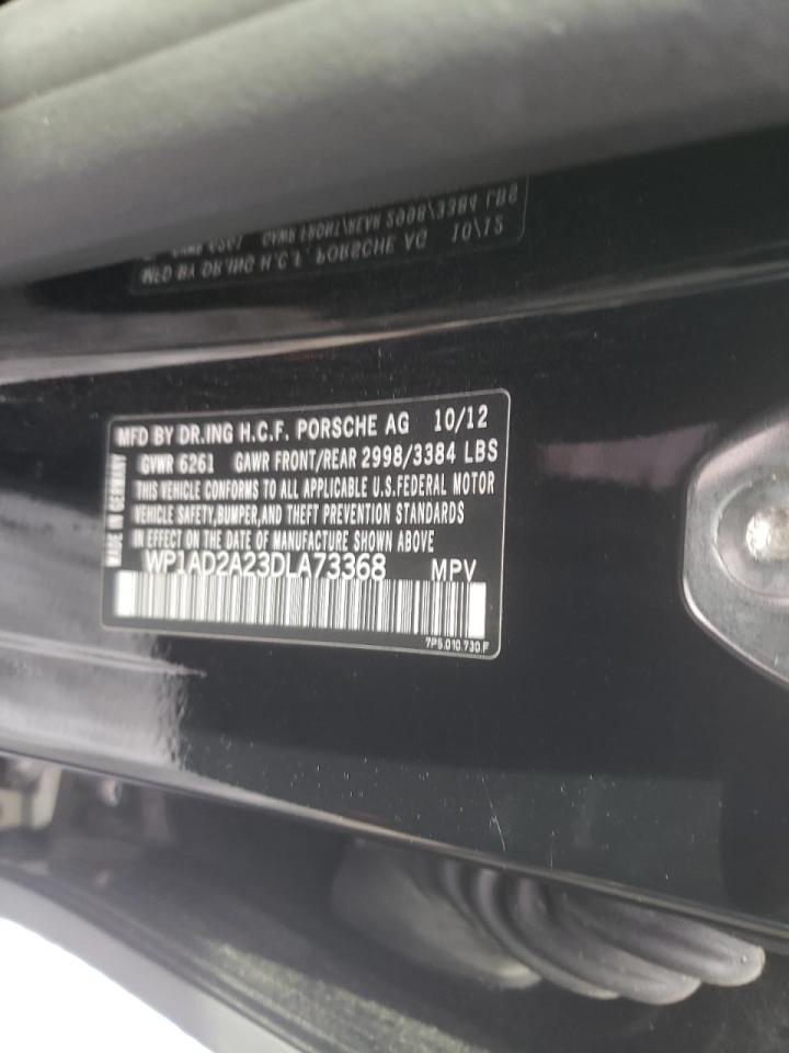 Photo 10 from auction – 2013 PORSCHE CAYENNE GT with VIN WP1AD2A23DLA73368