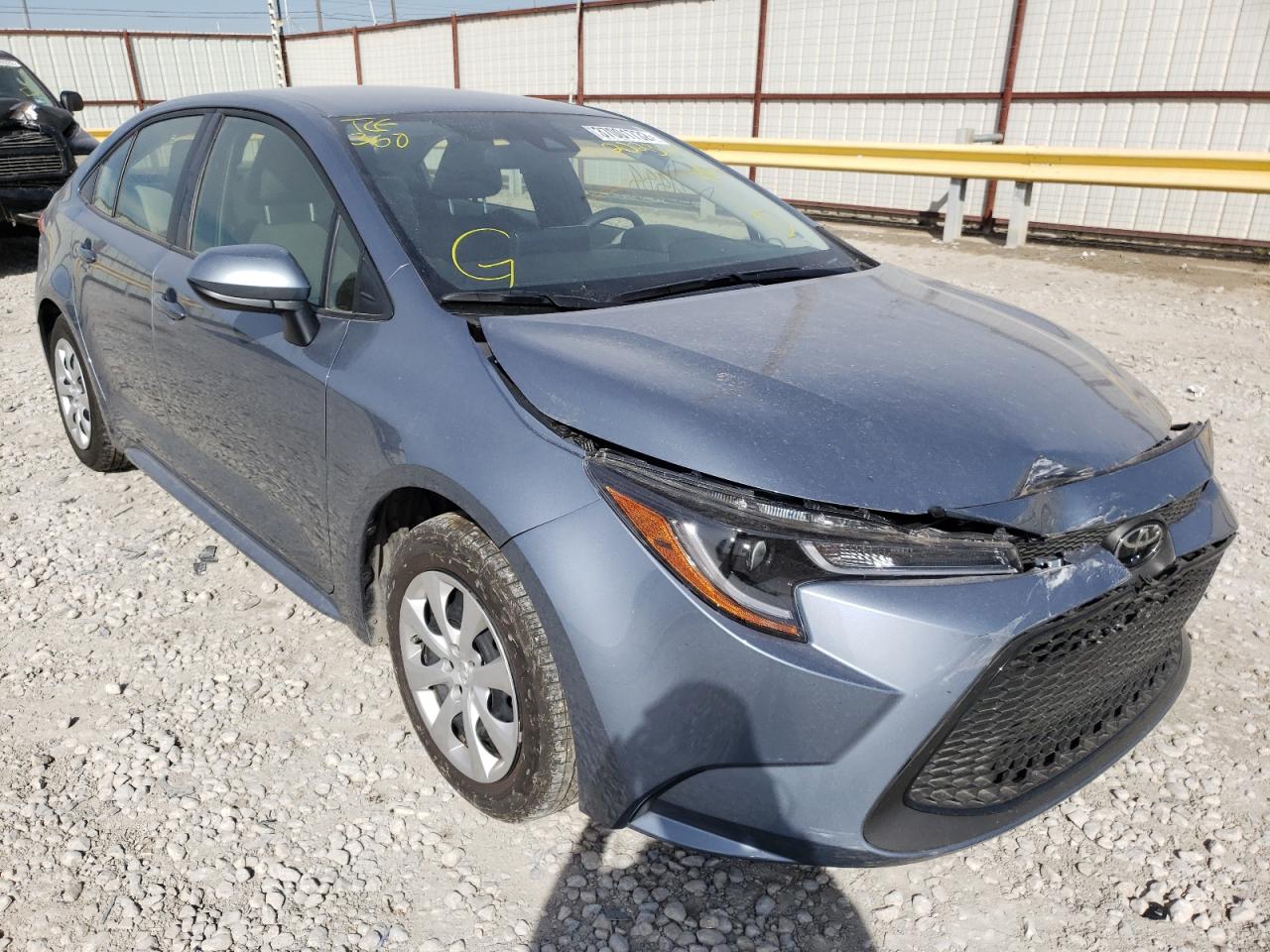Photo 1 from auction – 2022 TOYOTA COROLLA LE with VIN JTDEPMAE9NJ202369