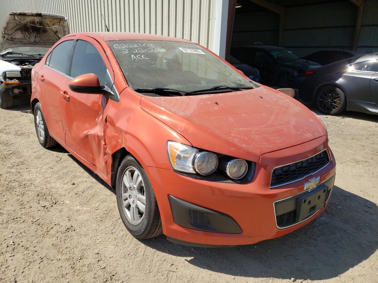 Photo 1 from auction – 2013 CHEVROLET SONIC LT with VIN 1G1JC5SH3D4225404