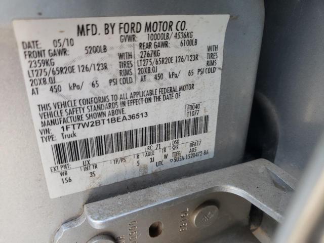 Photo 10 from auction – 2011 FORD F250 SUPER with VIN 1FT7W2BT1BEA36513