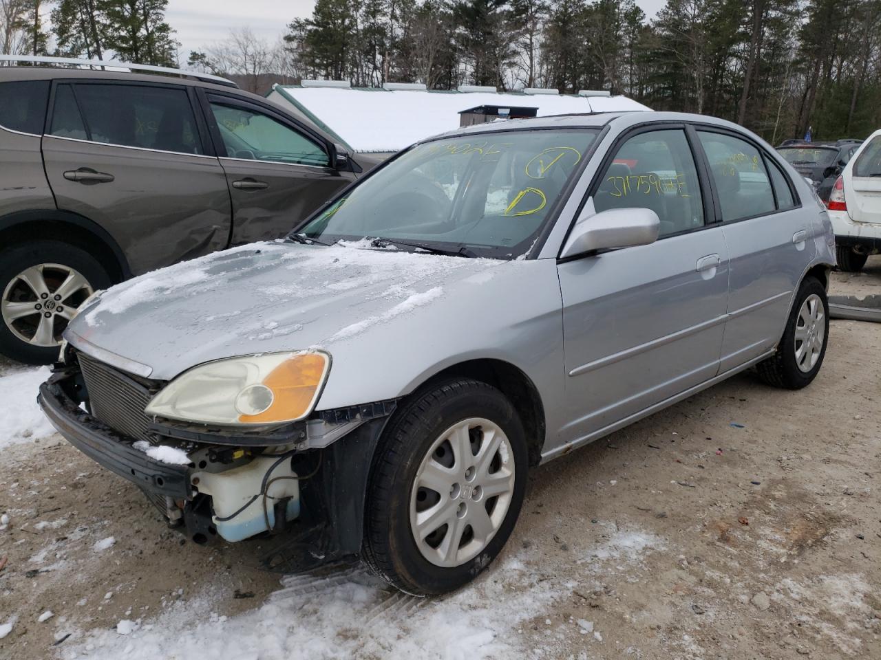 Photo 2 from auction – 2003 HONDA CIVIC EX with VIN 2HGES25793H501388