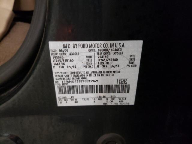 Photo 10 from auction – 2000 FORD EXCURSION with VIN 1FMNU43S8YEE35969