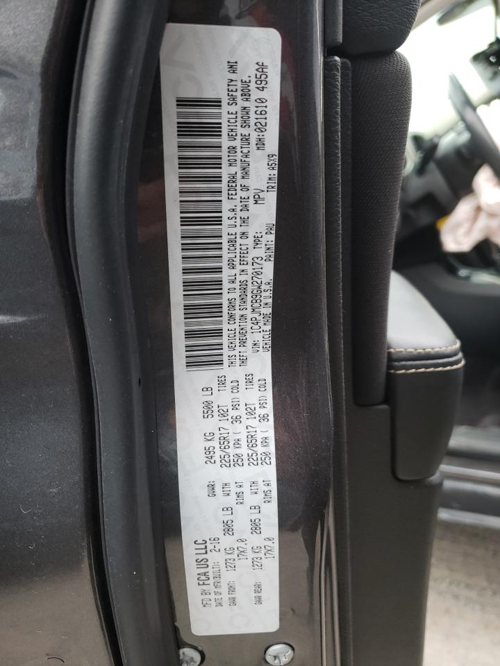 Photo 10 from auction – 2016 JEEP CHEROKEE L with VIN 1C4PJMCB9GW270173
