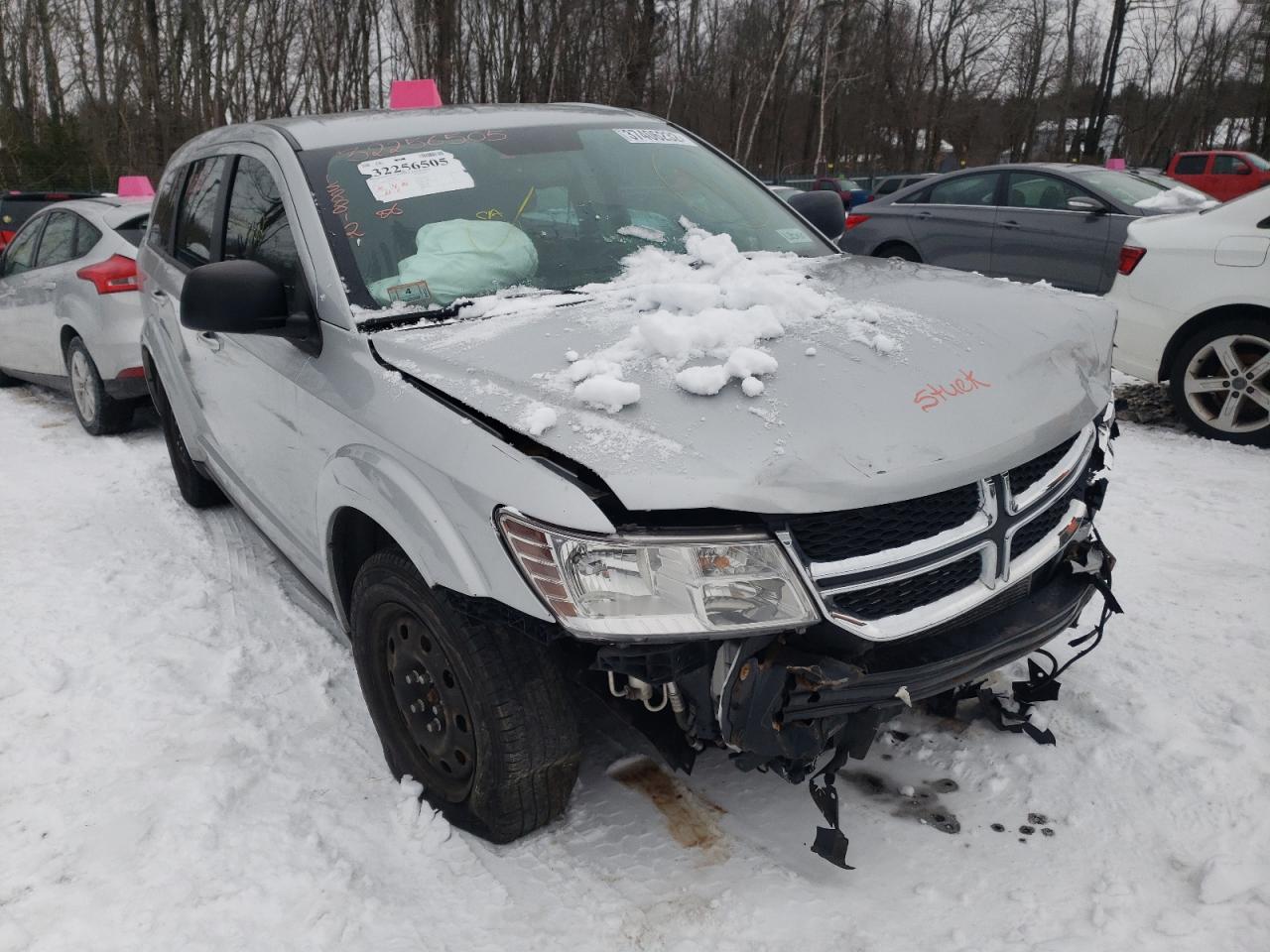 DODGE JOURNEY SE 2014 with VIN 3C4PDCABXET163933 - Photo from auction