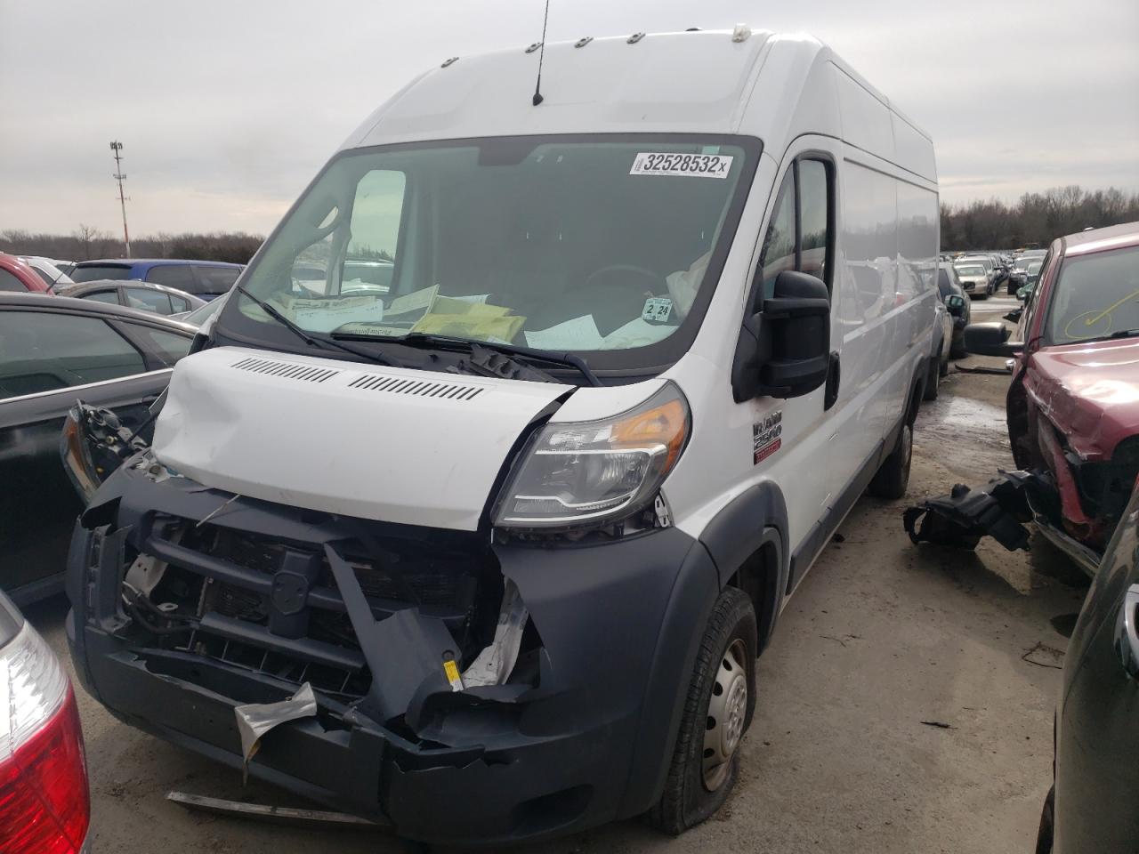 Photo 2 from auction – 2021 RAM PROMASTER with VIN 3C6LRVDG9ME589027