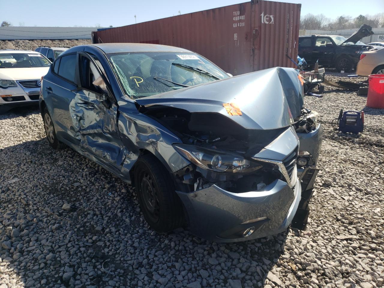 MAZDA 3 SPORT 2014 with VIN JM1BM1K71E1181382 - Photo from auction