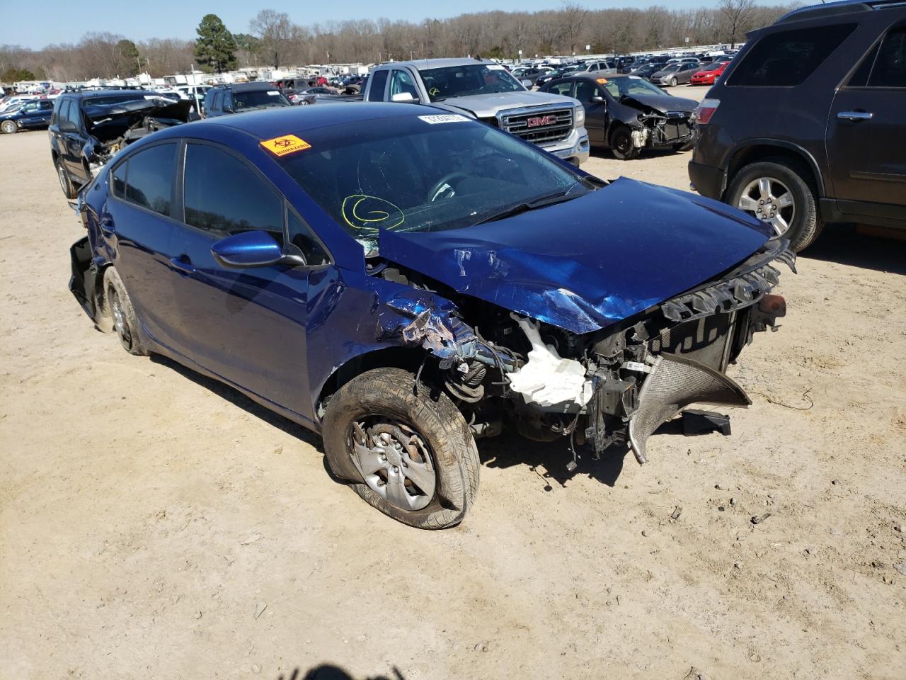 KIA FORTE LX 2017 with VIN 3KPFK4A74HE138540 - Photo from auction