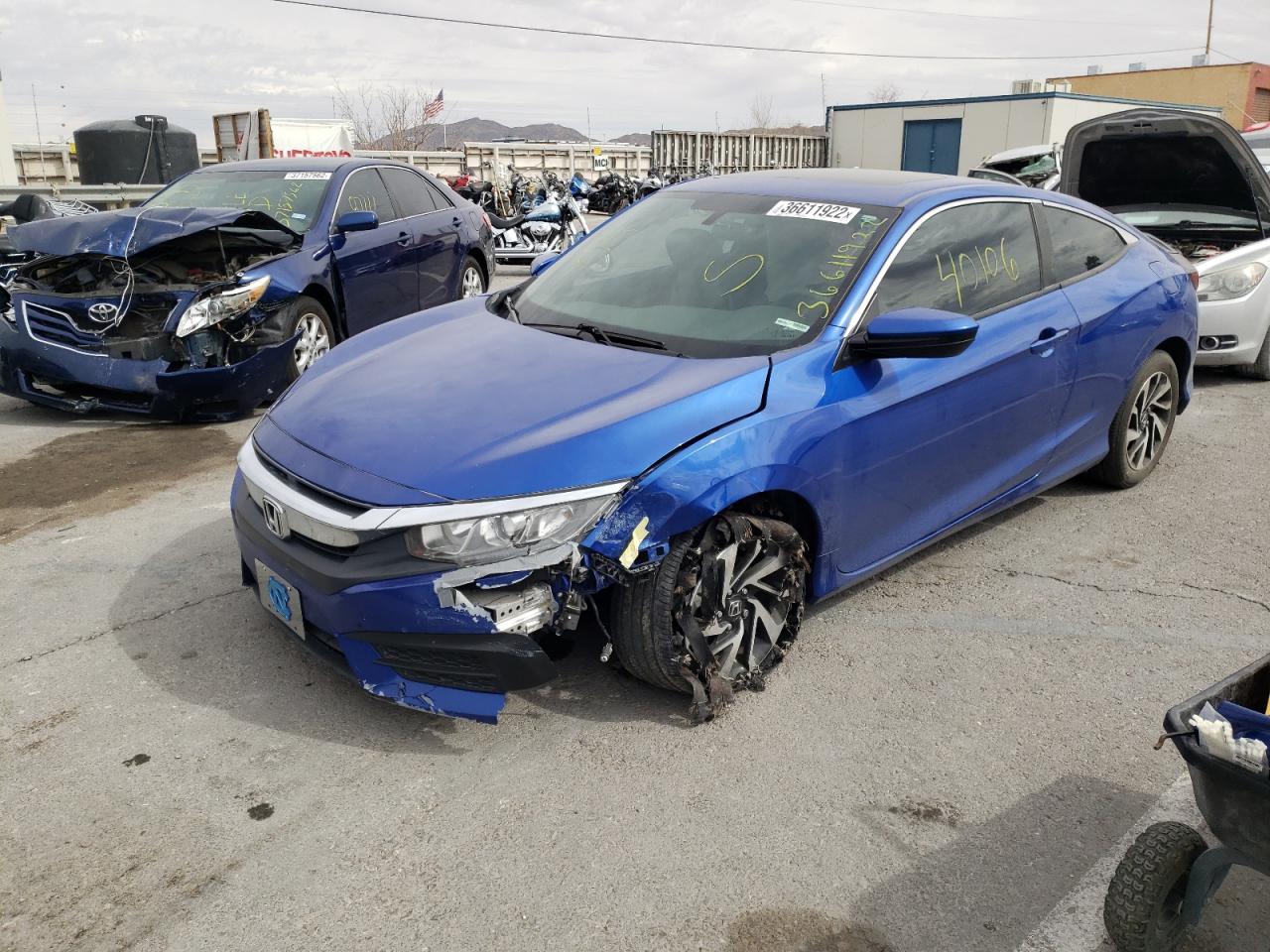 Photo 2 from auction – 2018 HONDA CIVIC LX with VIN 2HGFC4B03JH302919