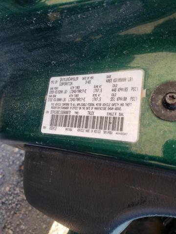 Photo 10 from auction – 2003 DODGE RAM 2500 S with VIN 3D7KU28C13G808872