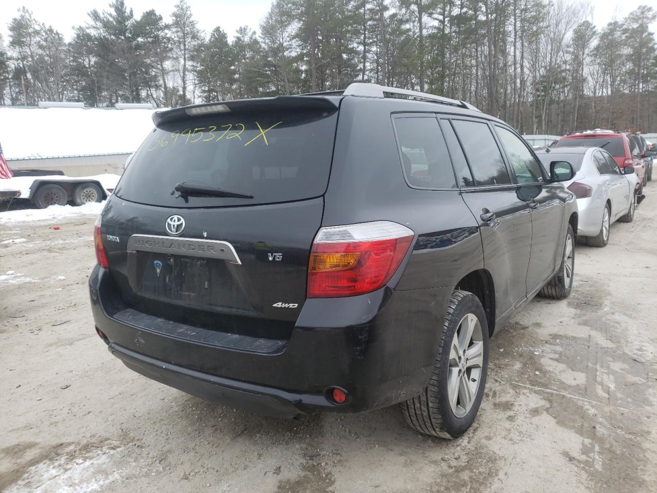 Photo 4 from auction – 2008 TOYOTA HIGHLANDER with VIN JTEES43A982109595