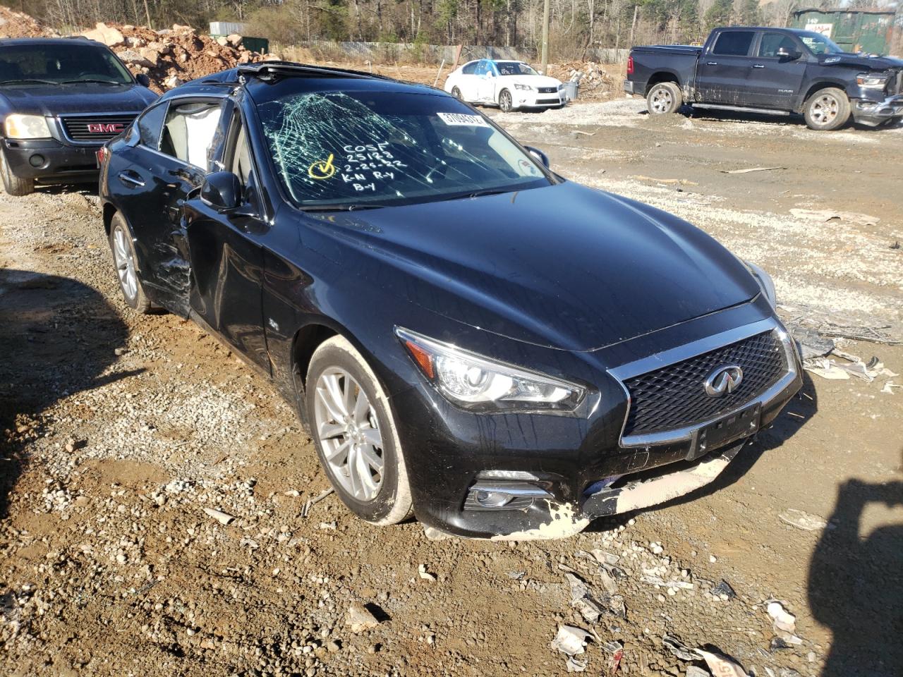 Photo 1 from auction – 2017 INFINITI Q50 PREMIU with VIN JN1EV7AP3HM744145