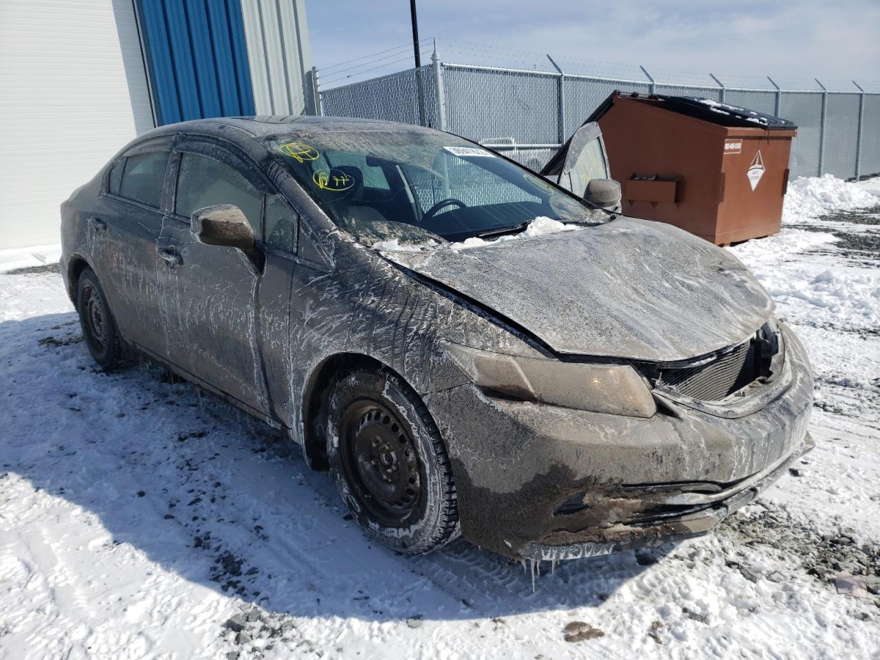 Photo 1 from auction – 2013 HONDA CIVIC LX with VIN 2HGFB2F51DH039623