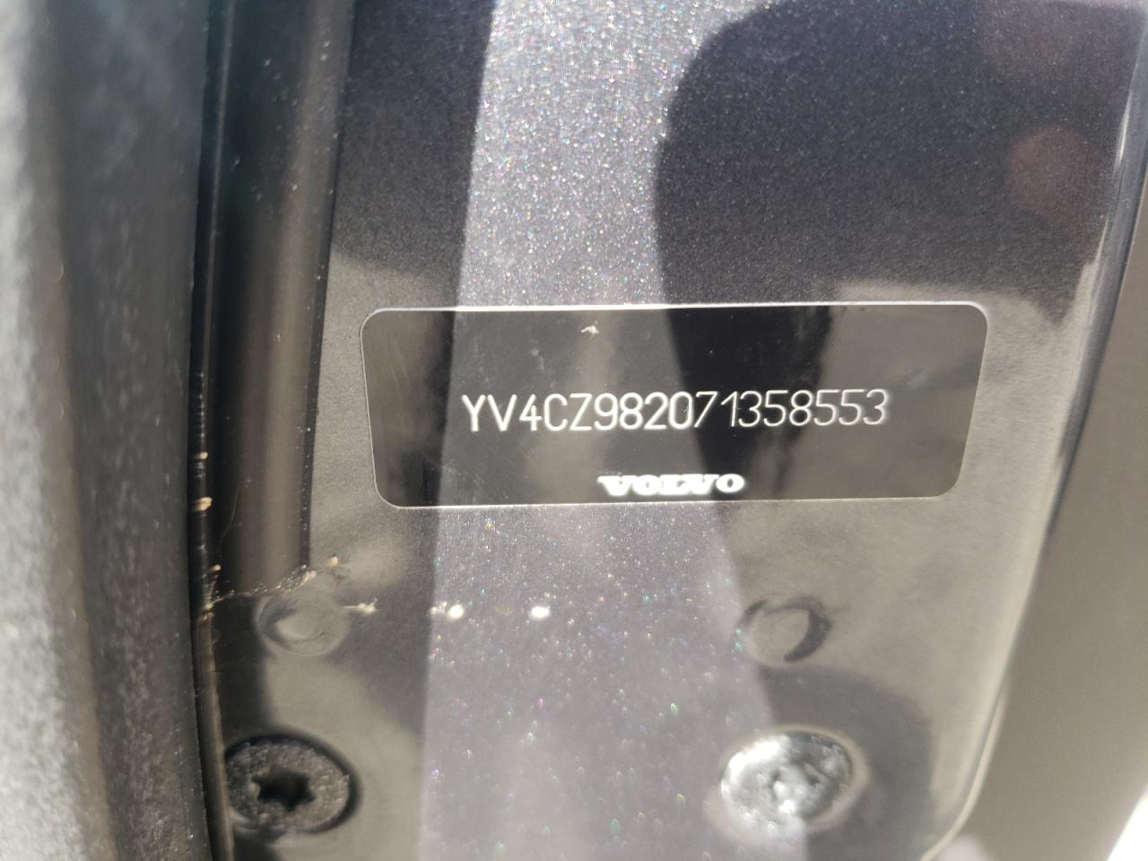 Photo 10 from auction – 2007 VOLVO XC90 3.2 with VIN YV4CZ982071358553