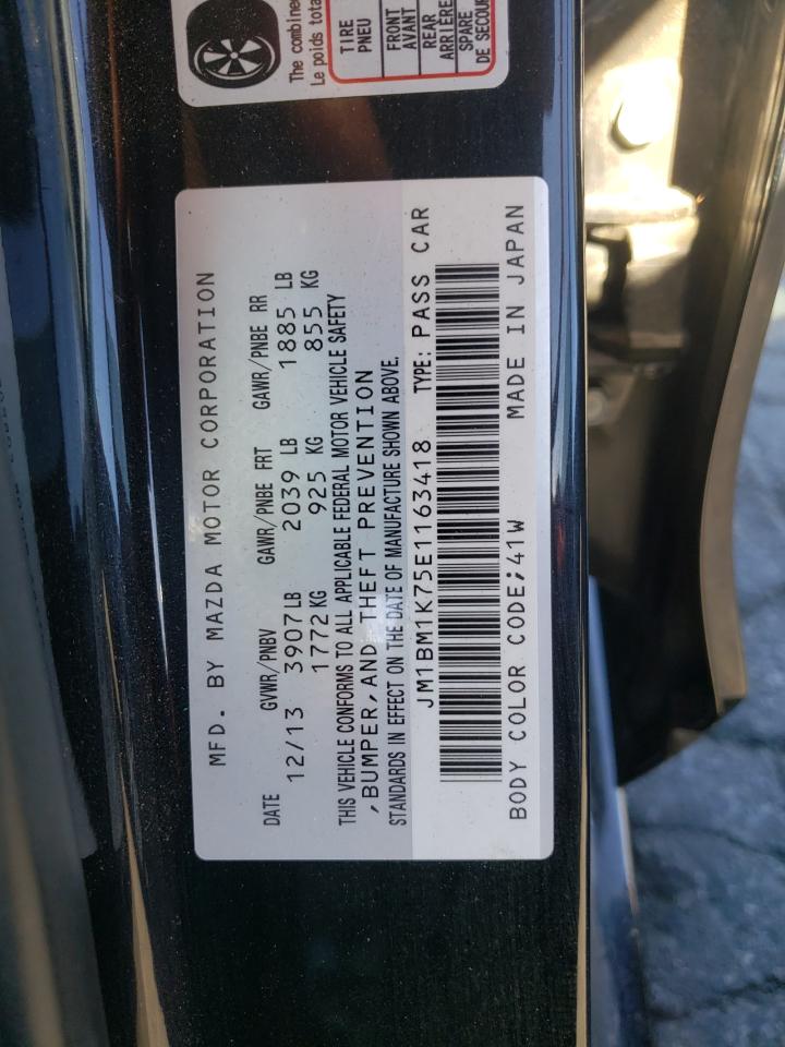 Photo 10 from auction – 2014 MAZDA 3 SPORT with VIN JM1BM1K75E1163418