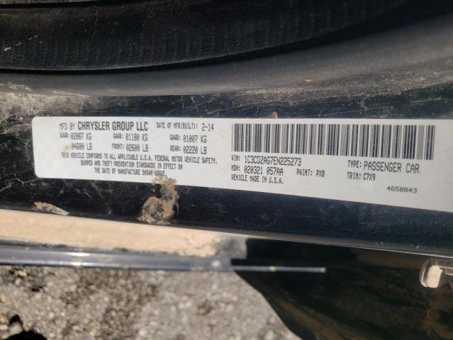 Photo 10 from auction – 2014 DODGE AVENGER SE with VIN 1C3CDZAG7EN225273