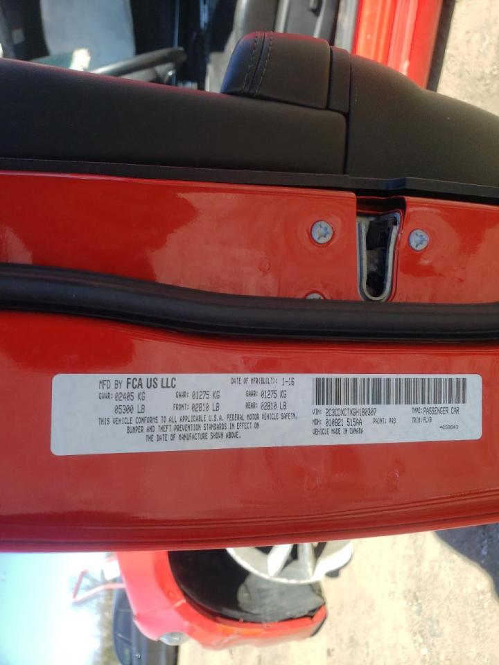 Photo 10 from auction – 2016 DODGE CHARGER R/ with VIN 2C3CDXCTXGH180307