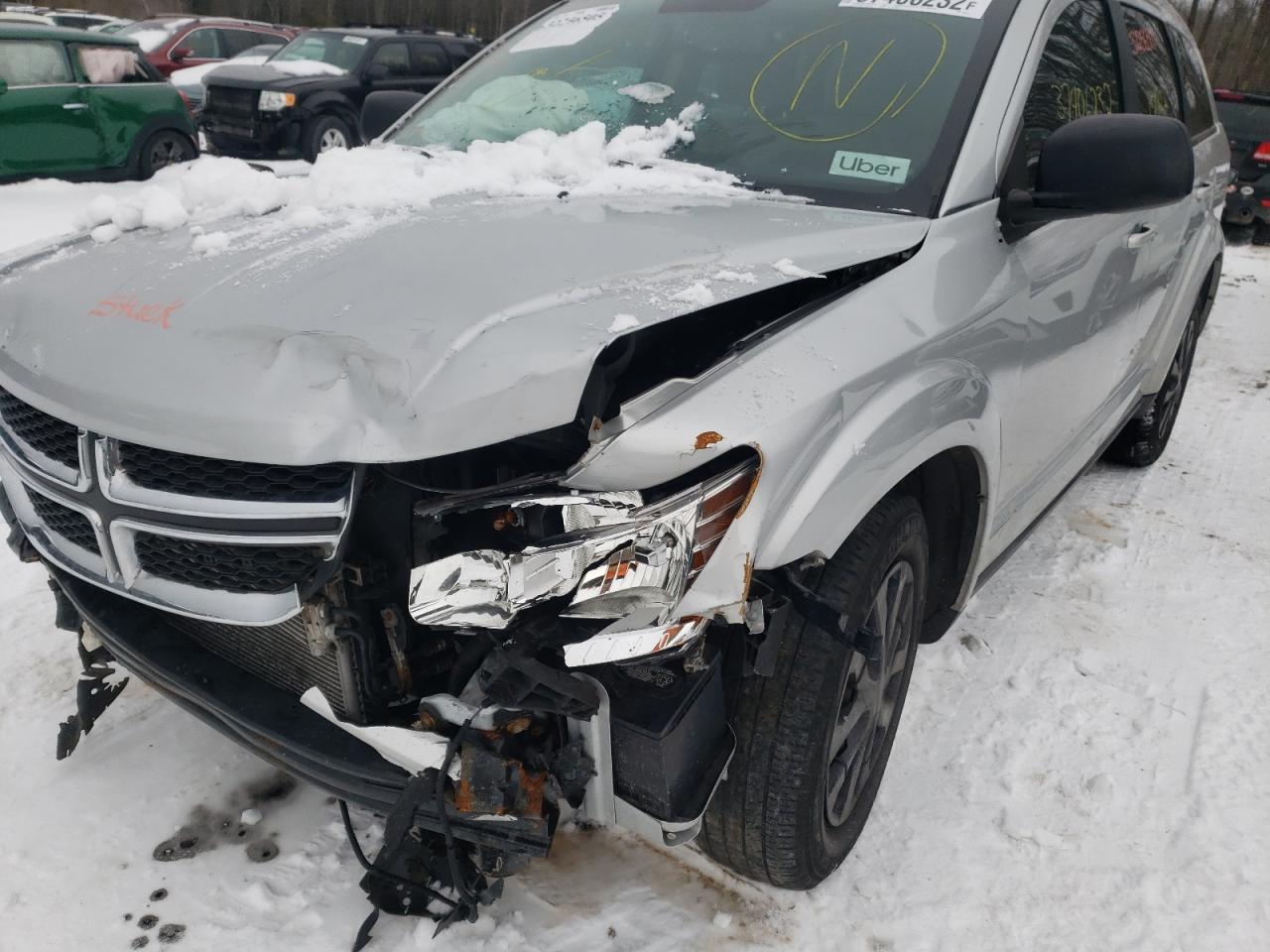 Photo 9 from auction – 2014 DODGE JOURNEY SE with VIN 3C4PDCABXET163933