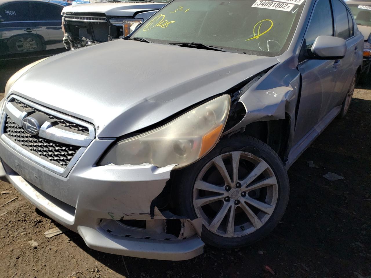 Photo 9 from auction – 2014 SUBARU LEGACY 2.5 with VIN 4S3BMBC67E3024570