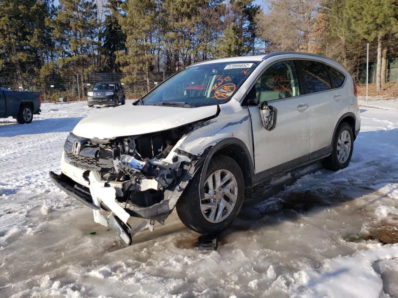Photo 2 from auction – 2016 HONDA CR-V EXL with VIN 5J6RM4H78GL061023