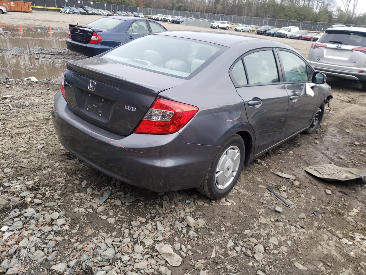 Photo 4 from auction – 2012 HONDA CIVIC HF with VIN 2HGFB2F63CH551908