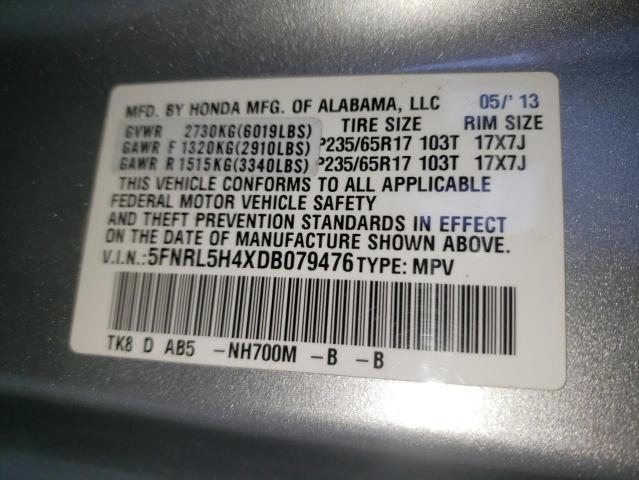 Photo 10 from auction – 2013 HONDA ODYSSEY EX with VIN 5FNRL5H4XDB079476