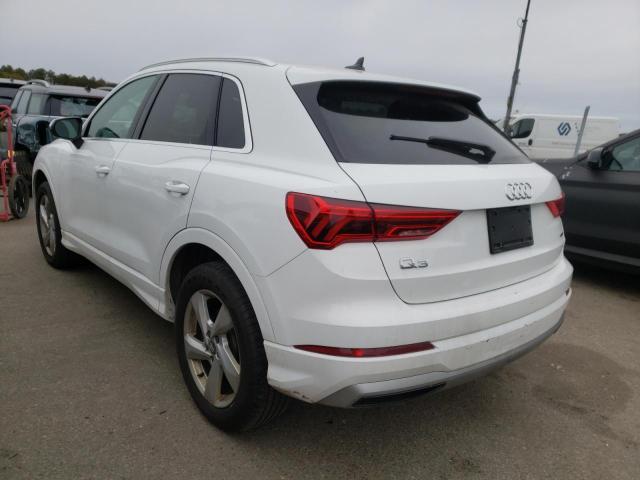 Photo 3 from auction – 2020 AUDI Q3 PREMIUM with VIN WA1AECF38L1030221