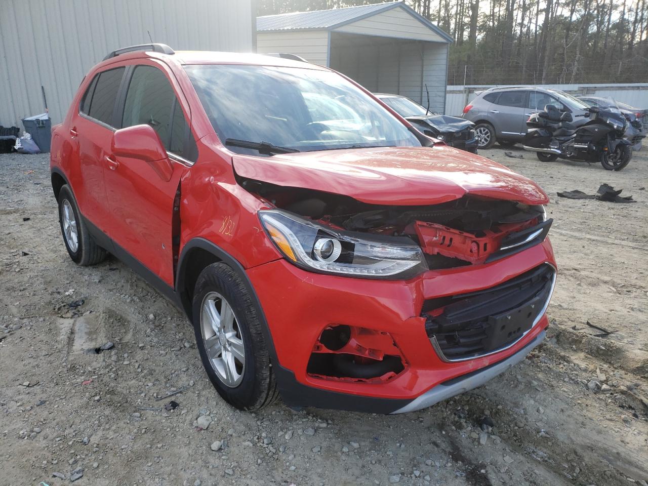 CHEVROLET TRAX 1LT 2017 with VIN 3GNCJLSB6HL175739 - Photo from auction