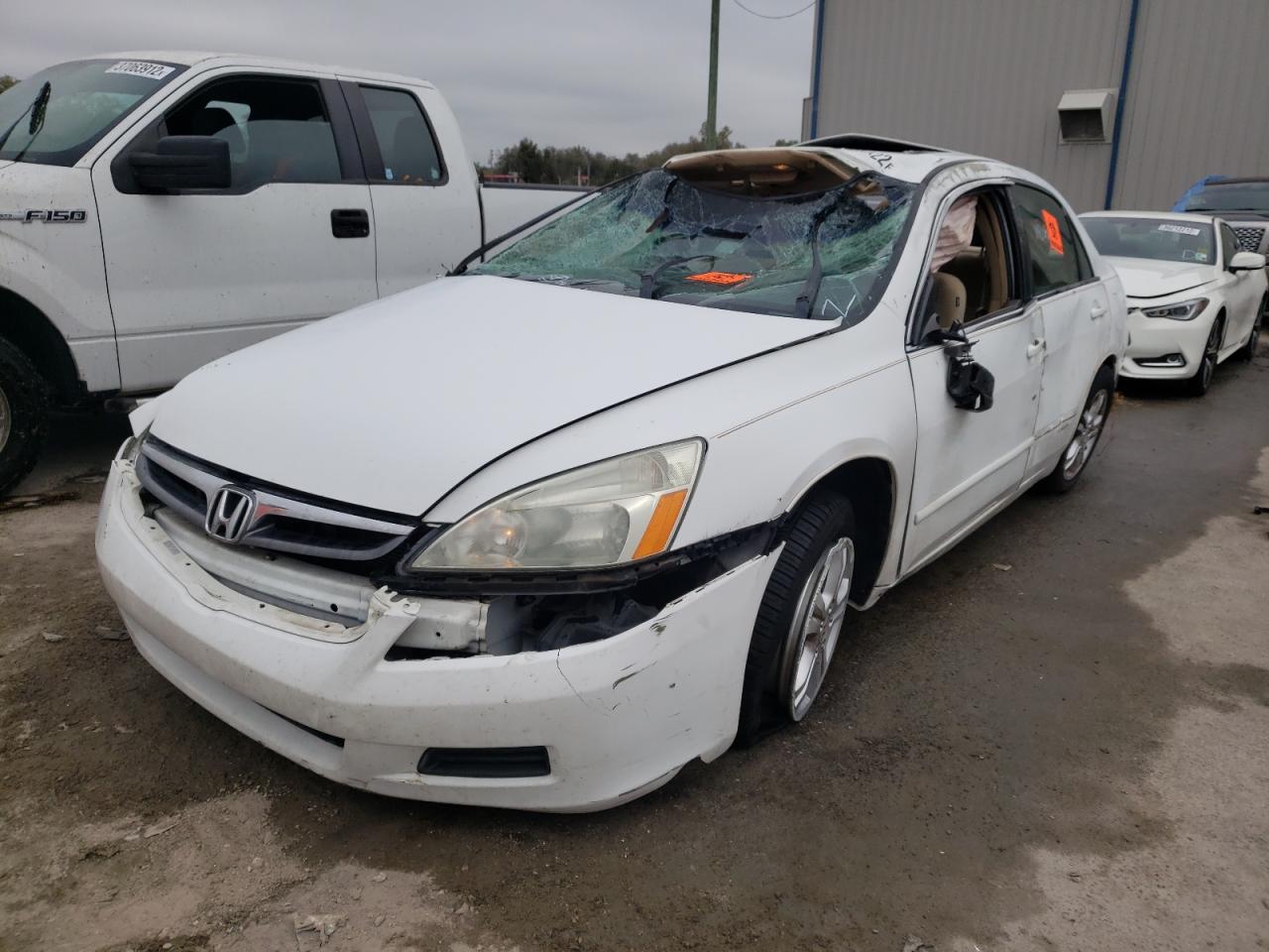 Photo 2 from auction – 2007 HONDA ACCORD EX with VIN 1HGCM56757A196980
